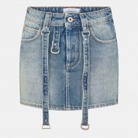 Дамска пола Off White Womens Structured Denim Skirt - Vintage Blue дамска,пола,off,white,women,s,structured,denim,skirt,vintage,blue