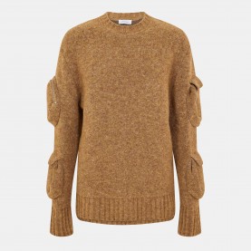 Плетена блуза Off White Mens Knitted Top - Cachi плетена,блуза,мъжки,тениски,off,white,men,s,knitted,top,cachi