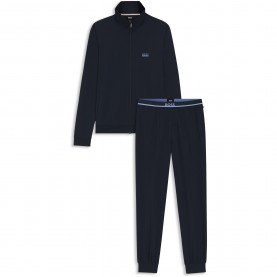 Пижама Boss Mens BOSS Bodywear Matching Long PJ Set - Dark Blue 403 пижама,мъжки,пижами,boss,mens,boss,bodywear,matching,long,pj,set,dark,blue,403