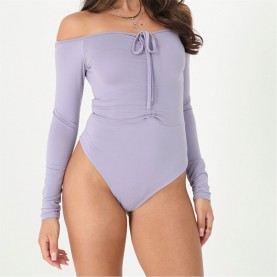 дамски,топове,brave,soul,sleeve,bodysuit,with,ruched,detail,lilac