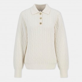 Пуловер Barbour Evie Jumper - Cloud пуловер,дамски,топове,barbour,evie,jumper,cloud