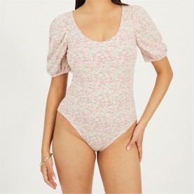 дамски,топове,brave,soul,floral,puff,sleeve,bodysuit,white,dtsy,flrl