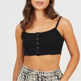 дамски,топове,brave,soul,through,crop,vest,black