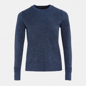 пуловер,дамски,плетени,дрехи,biba,biba,shimmer,jumper,ld61,navy