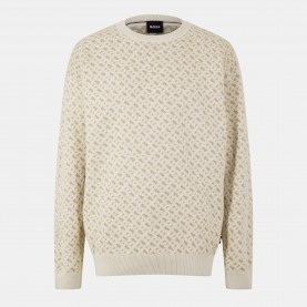 плетена,блуза,мъжки,пуловери,мъжки,тениски,boss,men,s,cjimino,crew,neck,cotton,knitted,top,open,white,131