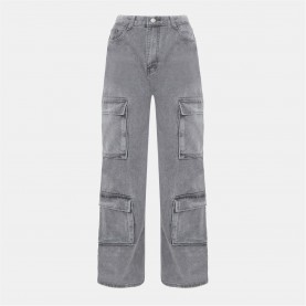 дънки,дамски,дънки,i,saw,it,first,cargo,pocket,detail,jeans,black