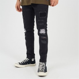 мъжки,дънки,brave,soul,wash,biker,jean,charcoal
