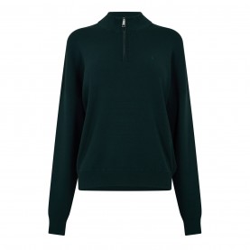 дамски,плетени,дрехи,jack,wills,quarter,zp,knit,jumpr,ld44,dark,green