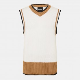 блуза,мъжки,пуловери,boss,men,s,vest,sweater,white
