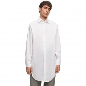 Boss Mens Plain Long-Sleeve Shirt - White boss,men,s,plain,long,sleeve,shirt,white