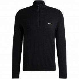 пуловер,мъжки,пуловери,boss,men's,momentumx,qz,jumper,black,001