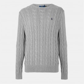 пуловер,мъжки,пуловери,polo,ralph,lauren,cable,knit,jumper,fawn,grey