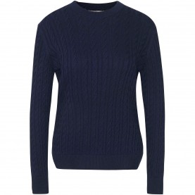 Дамски пуловер Barbour Womens Hartland Crew Neck Jumper - Navy дамски,пуловер,barbour,womens,hartland,crew,neck,jumper,navy