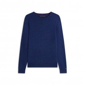 пуловер,мъжки,пуловери,tommy,hilfiger,men,s,crew,neck,jumper,navy,iris
