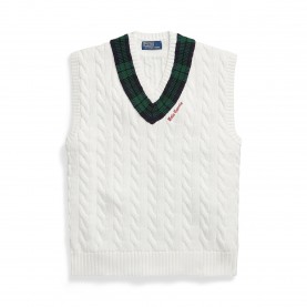 блуза,мъжки,пуловери,polo,ralph,lauren,men,s,knitted,sweater,vest,cream,combo