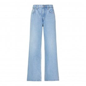 Дънки Calvin Klein Jeans CKJ Wide Leg Jeans Ld63 - Sage Stone дънки,дамски,дънки,calvin,klein,jeans,ckj,wide,leg,jeans,ld63,sage,stone