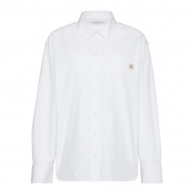 Calvin Klein Jeans CKJ Relaxed Shirt Ld63 - Brilliant White дамски,ризи,calvin,klein,jeans,ckj,relaxed,shirt,ld63,brilliant,white