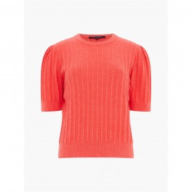 пуловер,дамски,плетени,дрехи,french,connection,women's,lola,short,sleeve,crew,neck,jumper,cayenne,red