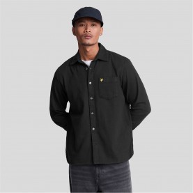 облекла,на,разпродажба,lyle,and,scott,worsted,twill,shirt,black