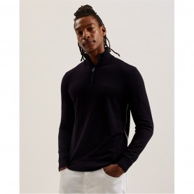 облекла,на,разпродажба,мъжки,пуловери,ted,baker,ted,fashbee,halfzip,sn44,navy
