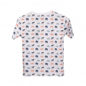 юношеска,тениска,детски,3/4,панталони,детски,тениски,trespass,safary,printed,t,shirt,juniors,white