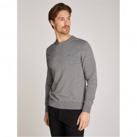 блуза,мъжки,пуловери,calvin,klein,pull,over,crew,neck,sweater,ck,black