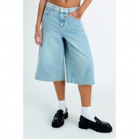 къси,панталони,дамски,къси,панталони,the,ragged,priest,women's,highway,jort,denim,shorts,light,blue