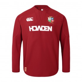 мъжки,тениски,ръгби,облекла,canterbury,british,and,irish,lions,drill,top,adults,red,dahlia