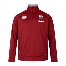 мъжки,горнища,с,качулка,ръгби,облекла,canterbury,british,and,irish,lions,2024,quarter,zip,fleece,adults,red,dahlia