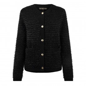 жилетка,дамски,плетени,дрехи,biba,biba,classic,cardigan,black,shimmer