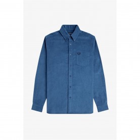 облекла,на,разпродажба,мъжки,ризи,fred,perry,mens,long,sleeve,corduroy,shirt,midnight,f57