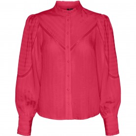 риза,с,дълъг,ръкав,дамски,ризи,vero,moda,long,sleeve,lace,shirt,rspbrry,wine