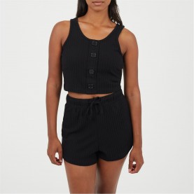 Комплект Brave Soul Lounge Set Ld99 - Black комплект,дамски,пижами,brave,soul,lounge,set,ld99,black