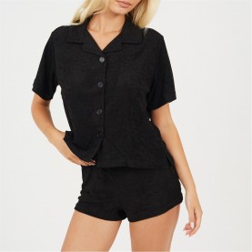 Комплект Brave Soul Lounge Set Ld99 - Black комплект,дамски,пижами,brave,soul,lounge,set,ld99,black