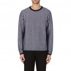 мъжки,пуловери,мъжки,тениски,emporio,armani,emporio,pattern,knit,sn99,navy,blue