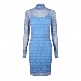 дамска,рокля,дамски,поли,и,рокли,hugo,mini,noella,dress,womens,open,misc