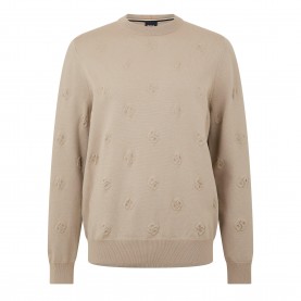 Блуза Boss Mens H-Bahelo Knitwear Jumper - Light Beige 275 блуза,мъжки,пуловери,boss,men,s,h,bahelo,knitwear,jumper,light,beige,275