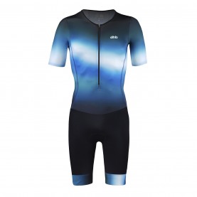 dhb,hydron,mens,short,sleeve,tri,suit,blue,wht,grn