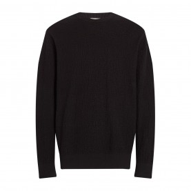 блуза,мъжки,пуловери,calvin,klein,natural,texture,jacquard,sweater,black,beh