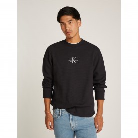 мъжки,пуловери,calvin,klein,jeans,monologo,waffle,ls,tee,ck,black