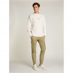мъжки,пуловери,calvin,klein,jeans,monologo,waffle,ls,tee,ivory