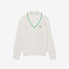 пуловер,облекла,на,разпродажба,мъжки,пуловери,lacoste,cricket,jumper,white,gih