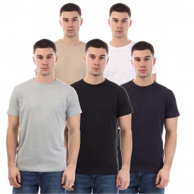 тениска,duck,and,cover,frankinz,print,sleeve,5,pack,t,shirts,multi,colour