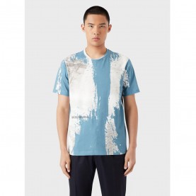 мъжки,тениски,emporio,armani,t,shirt,blue,white
