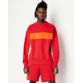 Блуза Armani Exchange Crewneck Sweatshirt - Red блуза,мъжки,горнища,с,качулка,мъжки,ежедневни,облекла,armani,exchange,crewneck,sweatshirt,red