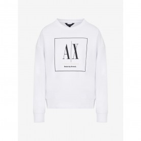 Блуза Armani Exchange Crewneck Sweatshirt - White блуза,armani,exchange,crewneck,sweatshirt,white