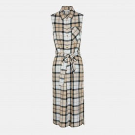 Рокля Barbour Agnes Midi Dress - Safari D Tartan рокля,дамски,поли,и,рокли,barbour,agnes,midi,dress,safari,d,tartan