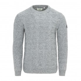 блуза,промоция,на,зимни,облекла,мъжки,пуловери,firetrap,long,sleeve,crew,neck,sweater,grey,marl