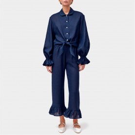 sleeper,rumba,linen,lounge,suit,navy
