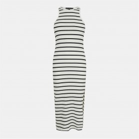 тениска,дамски,поли,и,рокли,french,connection,women's,tommy,stripe,racer,back,t,shirt,dress,summer,white